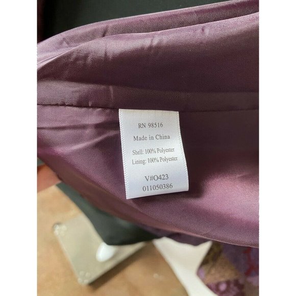 Coldwater Creek Womens Jacket Coat Multicolor Purp - Picture 11 of 12